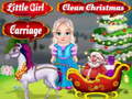 Гульня Little Girl Clean Christmas Carriage