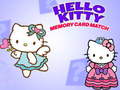 Гульня Hello Kitty Memory Card Match