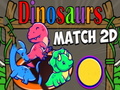 Гульня Match 2D Dinosaurs