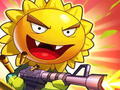 Гульня Zombies Gun War Of Plants Evolution