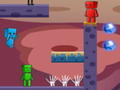 Гульня Fire And Water In Zombies World 2