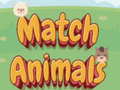 Гульня Match Animals