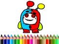 Гульня Back to School: OddBods Coloring Book
