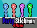 Гульня Party Stickman 4 Player