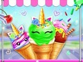Гульня Unicorn Ice Cream Corn Maker 