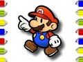 Гульня Back To School  Mario Coloring