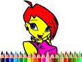 Гульня Back To School Winks Coloring Book