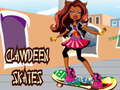 Гульня Clawdeen skates