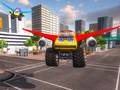 Гульня Real Flying Truck Simulator 3d
