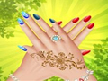 Гульня Spring Nail-Art