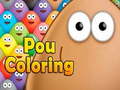 Гульня Pou Coloring