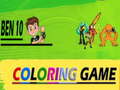 Гульня Ben 10 Coloring