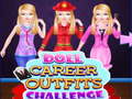 Гульня Doll Career Outfits Challenge
