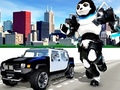 Гульня Police Panda Robot 