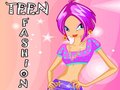 Гульня Teen Fashion Dress Up 