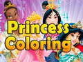 Гульня Princess Coloring