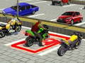 Гульня Superhero City Bike Parking Game 3D