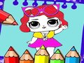 Гульня Coloring Dolls Book