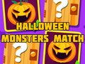 Гульня Halloween Monsters Match