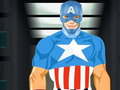 Гульня Captain America Dressup
