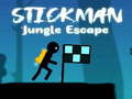 Гульня Stickman Jungle Escape