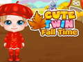 Гульня Cute Twin Fall Time