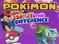 Гульня Pokimon Spot the differences