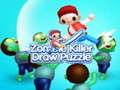 Гульня Zombie Killer Draw Puzzle 