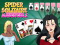 Гульня Spider Solitaire Manga Girls