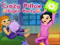 Гульня Crazy Pillow Fight Sleepover Party