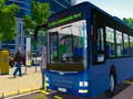 Гульня City bus simulator Bus driving game Bus racing gam
