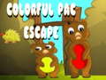 Гульня Colorful Pac Escape