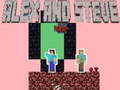 Гульня Alex and Steve Nether