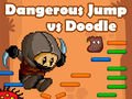 Гульня Dangerous Jump vs Doodle Jump