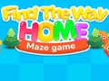 Гульня Find The Way Home Maze Game