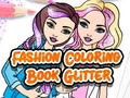 Гульня Fashion Coloring Book Glitter
