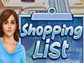 Гульня Shopping List 