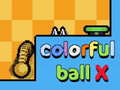 Гульня Colorful ball X