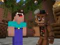Гульня Noob vs 1000 Freddy's