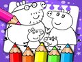 Гульня Peppa Pig Coloring Book