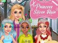 Гульня Princess silver hairstyles
