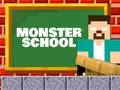 Гульня Monster School: Roller Coaster & Parkour