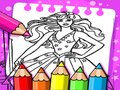 Гульня Barbie Coloring Book 