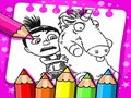 Гульня Despicable Me Printable Coloring Book
