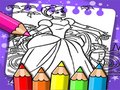 Гульня Cinderella Color Book