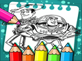 Гульня Toy Story Coloring Book 