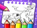Гульня Cat In The Hat Coloring Book
