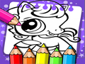 Гульня Littlest Pet Shop Coloring Book