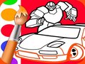 Гульня Kids Coloring Book for Boys