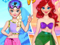 Гульня Summer vs Winter Princesses Battle